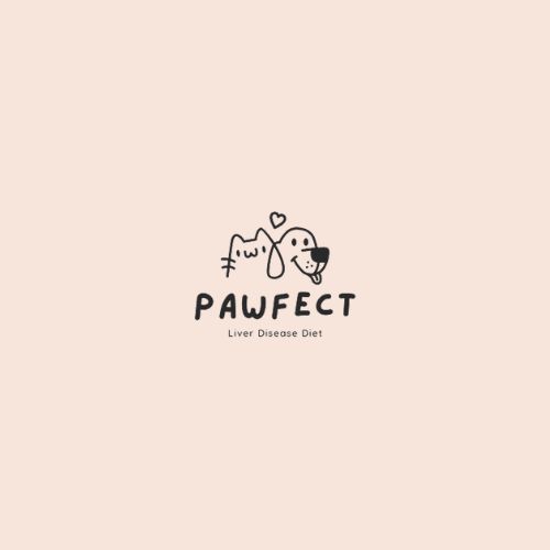 Logo for Pawfect, a dog food company, featuring a playful design that emphasizes quality and care for pets.